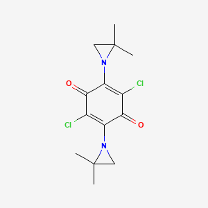 2,5-Dichloro-3,6-bis(2,2-dimethylaziridin-1-yl)cyclohexa-2,5-diene-1,4-dione