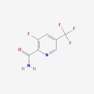 molecular formula C7H4F4N2O B1399840 3-Fluoro-5-(trifluoromethyl)pyridine-2-carboxamide CAS No. 852062-16-9