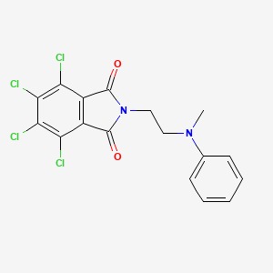 4,5,6,7-Tetrachloro-2-{2-[methyl(phenyl)amino]ethyl}-1H-isoindole-1,3(2H)-dione