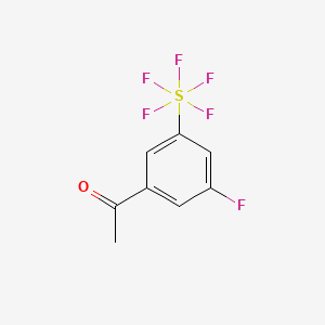 3'-Fluoro-5'-(pentafluorosulfur)acetophenone