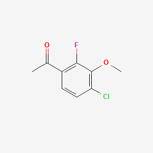 4'-Chloro-2'-fluoro-3'-methoxyacetophenone