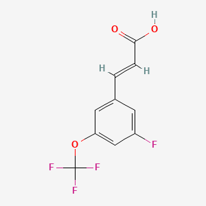3-Fluoro-5-(trifluoromethoxy)cinnamic acid