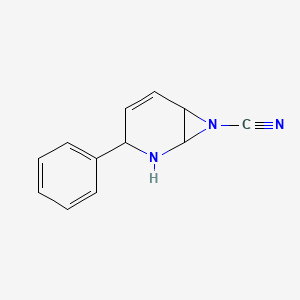 3-Phenyl-2,7-diazabicyclo[4.1.0]hept-4-ene-7-carbonitrile