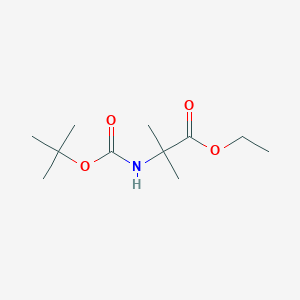 Ethyl 2-((tert-butoxycarbonyl)amino)-2-methylpropanoate