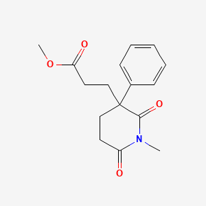 Methyl 3-(1-methyl-2,6-dioxo-3-phenylpiperidin-3-yl)propanoate