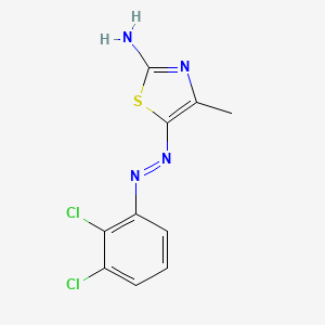 2,3-dichloro-N-[(2-imino-4-methyl-1,3-thiazol-5-ylidene)amino]aniline