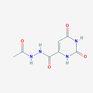 n'-Acetyl-2,6-dioxo-1,2,3,6-tetrahydropyrimidine-4-carbohydrazide