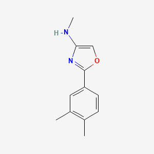 2-(3,4-Dimethyl-phenyl)-oxazol-4-YL-methylamine