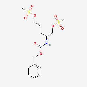 (R)-2-(((Benzyloxy)carbonyl)amino)pentane-1,5-diyl dimethanesulfonate