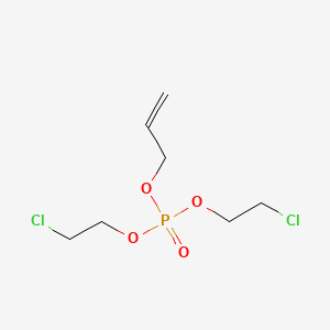 molecular formula C7H13Cl2O4P B13998662 Bis(2-chloroethyl) prop-2-en-1-yl phosphate CAS No. 32670-89-6