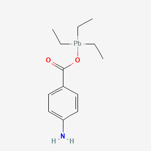 Plumbane, (p-aminobenzoyloxy)triethyl-