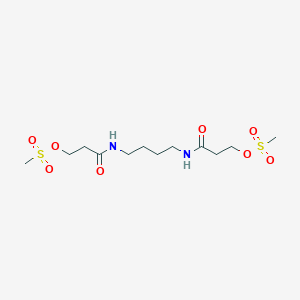 Hydracrylamide,N'-tetramethylenebis-, dimethanesulfonate