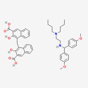 N-[Bis(4-methoxyphenyl)methyl]-N,N-dibutyl-ethane-1,2-diamine