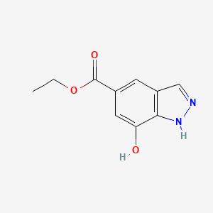 molecular formula C10H10N2O3 B1399877 Ethyl 7-hydroxy-1H-indazole-5-carboxylate CAS No. 1197944-13-0