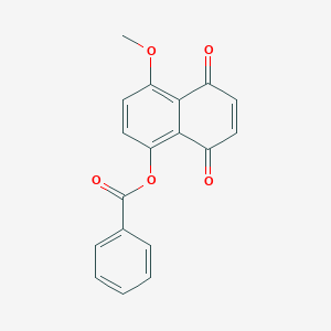 (4-Methoxy-5,8-dioxonaphthalen-1-yl) benzoate