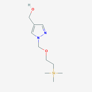 (1-((2-(Trimethylsilyl)ethoxy)methyl)-1H-pyrazol-4-yl)methanol