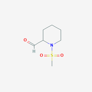 1-(Methylsulfonyl)piperidine-2-carbaldehyde