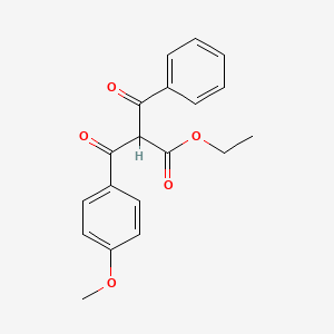 Ethyl 2-benzoyl-3-(4-methoxyphenyl)-3-oxopropanoate