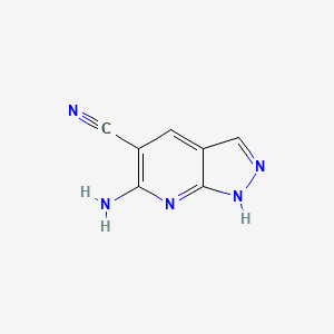 6-amino-1H-pyrazolo[3,4-b]pyridine-5-carbonitrile