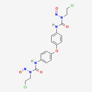 3,3'-(Oxydibenzene-4,1-diyl)bis[1-(2-chloroethyl)-1-nitrosourea]