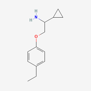 [1-Cyclopropyl-2-(4-ethylphenoxy)ethyl]amine