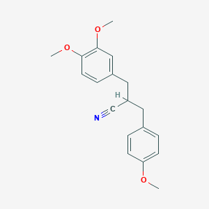 Benzenepropanenitrile, 3,4-dimethoxy-a-[(4-methoxyphenyl)methyl]-