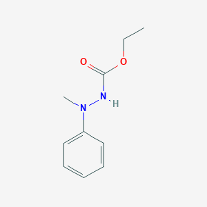 molecular formula C10H14N2O2 B13998998 ethyl N-(N-methylanilino)carbamate CAS No. 40887-55-6