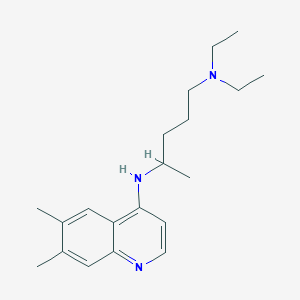 N~4~-(6,7-Dimethylquinolin-4-yl)-N~1~,N~1~-diethylpentane-1,4-diamine