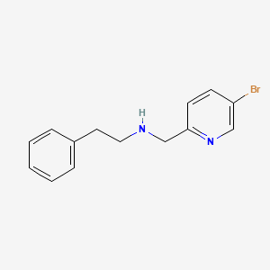 molecular formula C14H15BrN2 B1399904 [(5-Bromopyridin-2-yl)methyl](2-phenylethyl)amine CAS No. 1408397-61-4