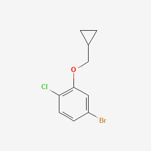 4-Bromo-1-chloro-2-cyclopropylmethoxybenzene