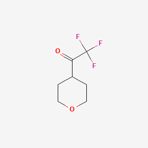 2,2,2-Trifluoro-1-(tetrahydro-2h-pyran-4-yl)ethanone