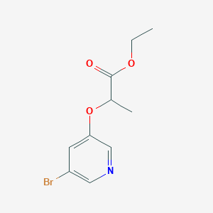 Ethyl 2-[(5-bromopyridin-3-yl)oxy]propanoate