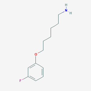 molecular formula C12H18FNO B1399921 6-(3-氟苯氧基)己胺 CAS No. 1339917-20-2