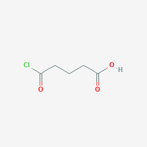 molecular formula C5H7ClO3 B13999241 5-Chloro-5-oxopentanoic acid CAS No. 73801-05-5