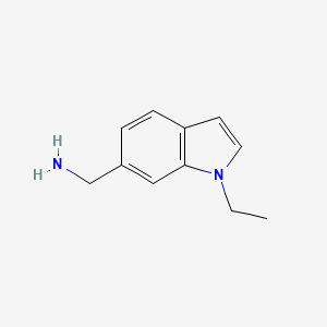 (1-ethyl-1H-indol-6-yl)methanamine
