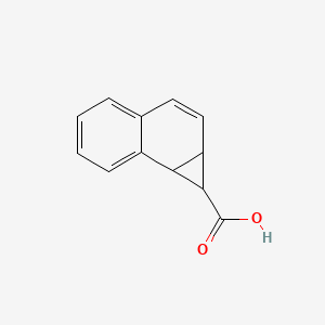 molecular formula C12H10O2 B13999269 1a,7b-dihydro-1H-cyclopropa[a]naphthalene-1-carboxylic acid CAS No. 16650-36-5