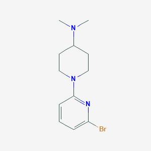 1-(2-Bromopyridin-6-yl)-N,N-dimethylpiperidin-4-amine
