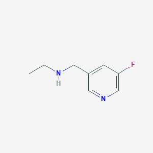 Ethyl[(5-fluoropyridin-3-yl)methyl]amine