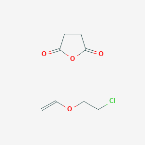 molecular formula C8H9ClO4 B13999299 1-chloro-2-ethenoxyethane;furan-2,5-dione CAS No. 27815-94-7