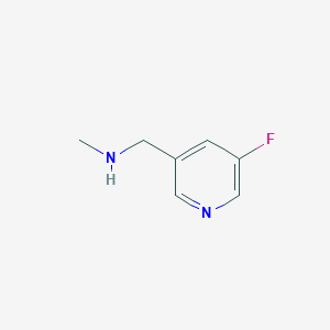1-(5-Fluoropyridin-3-YL)-N-methylmethanamine