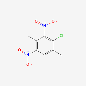 molecular formula C8H7ClN2O4 B13999363 2-Chloro-1,4-dimethyl-3,5-dinitrobenzene CAS No. 71491-47-9