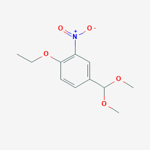 4-(Dimethoxymethyl)-1-ethoxy-2-nitrobenzene