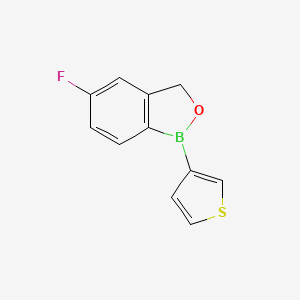 2,1-Benzoxaborole, 5-fluoro-1,3-dihydro-1-(3-thienyl)-