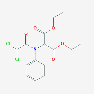 Diethyl 2-[(2,2-dichloroacetyl)-phenyl-amino]propanedioate