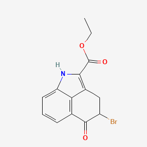 ethyl 4-bromo-5-oxo-3,4-dihydro-1H-benzo[cd]indole-2-carboxylate