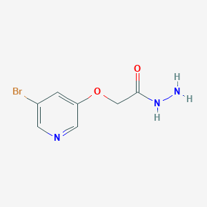 2-[(5-Bromopyridin-3-yl)oxy]acetohydrazide