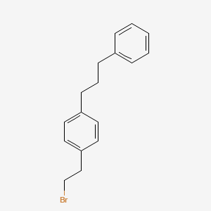 molecular formula C17H19Br B13999735 1-(2-Bromoethyl)-4-(3-phenylpropyl)benzene CAS No. 6337-60-6