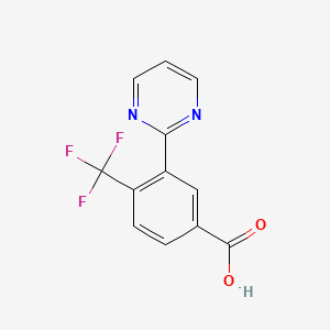 3-(2-Pyrimidinyl)-4-(trifluoromethyl)benzoic acid