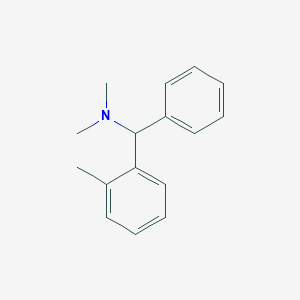 n,n-Dimethyl-1-(2-methylphenyl)-1-phenylmethanamine