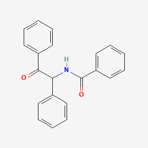 molecular formula C21H17NO2 B13999784 N-(2-oxo-1,2-diphenyl-ethyl)benzamide CAS No. 6942-03-6